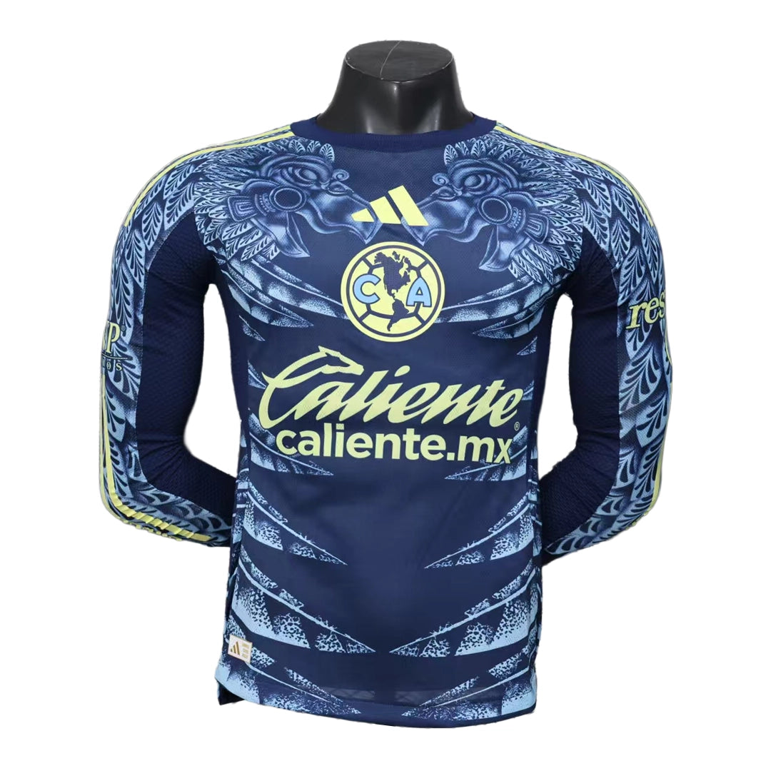 Club America 2025-26 Away Kit - Long Sleeve