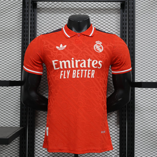 2024-25 Real Madrid Red Shirt [Player Version] - Retro Classic Kits