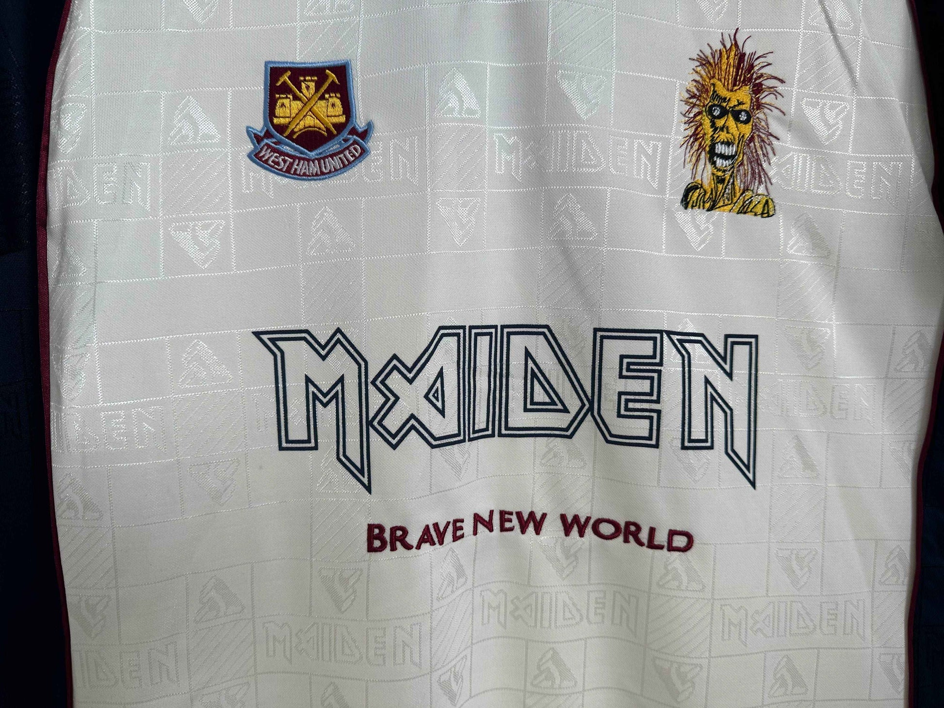 1999-01 West Ham Shirt - Iron Maiden