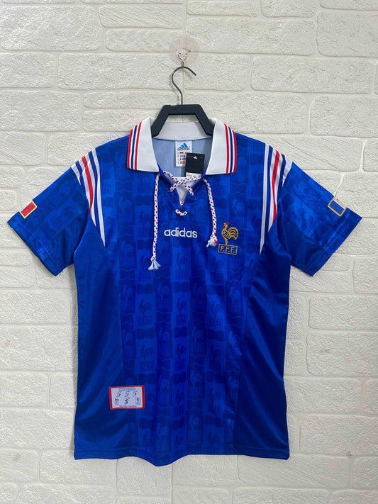 1996 France Home Shirt - Retro Classic Kits