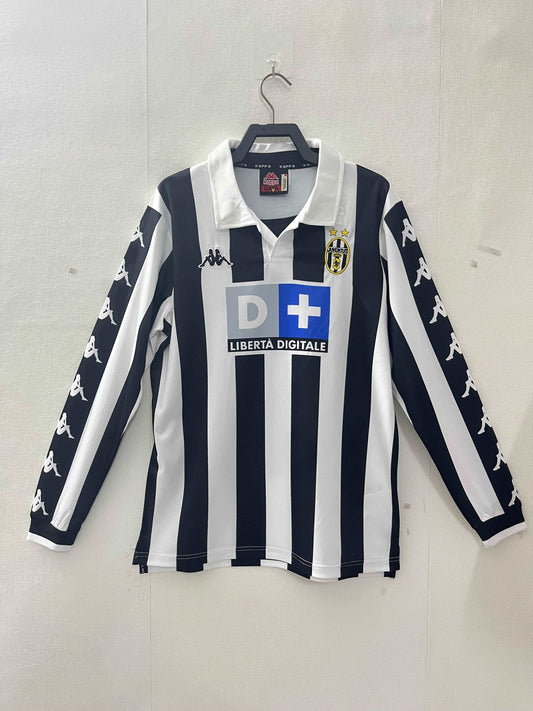 1999-00 Juventus Home Shirt - Long Sleeve - Retro Classic Kits