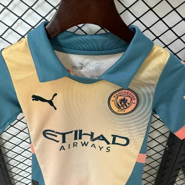 Manchester City 2024-25 Fourth Kit (Kids)