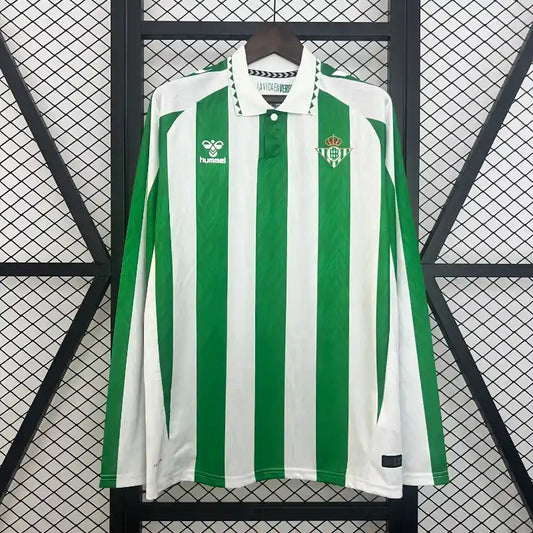 2024-25 Real Betis Home Kit - Long Sleeve - Retro Classic Kits