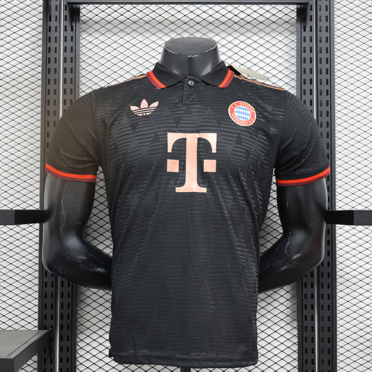 2024-25 Bayern Munich Black Shirt [Player Version] - Retro Classic Kits