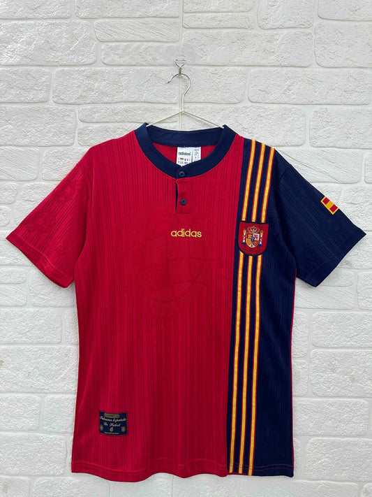 1996 Spain Home Shirt - Retro Classic Kits