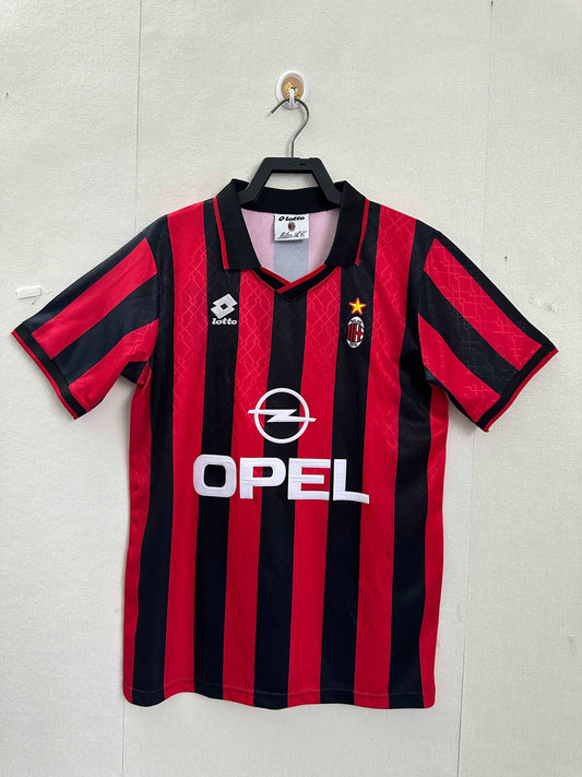 1995-96 AC Milan Home Shirt - Retro Classic Kits