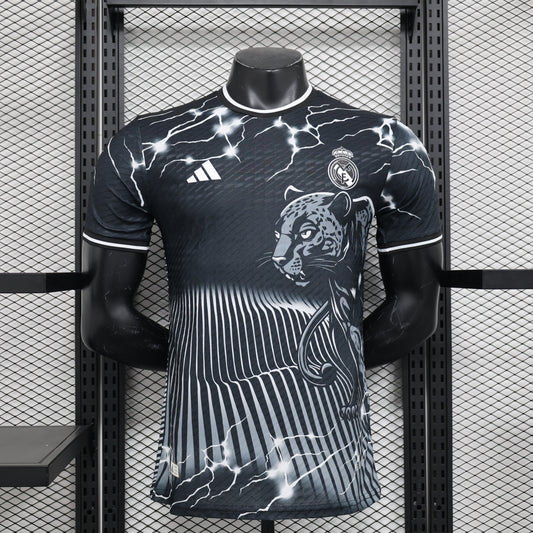 Limited Edition Real Madrid Shirt - Black Panther [Player Version] - Retro Classic Kits