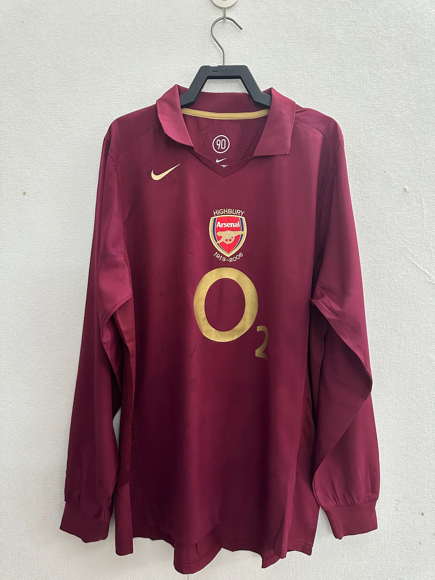 2005-06 Arsenal Home Shirt - Long Sleeve