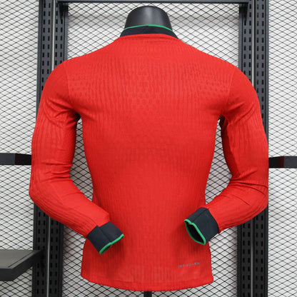 2024 Portugal Home Shirt - Long Sleeve