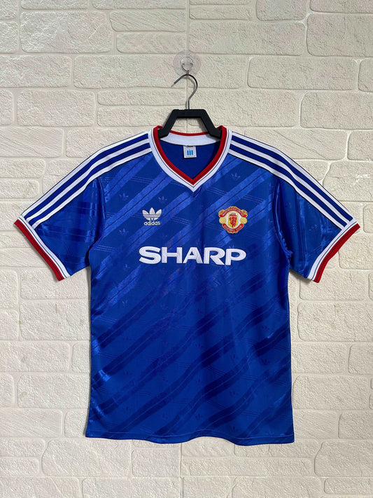 1986-88 Manchester United Away Shirt - Retro Classic Kits