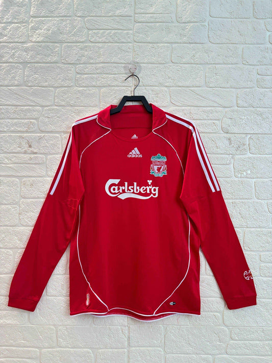 2006-07 Liverpool Home Shirt - Long Sleeve - Retro Classic Kits