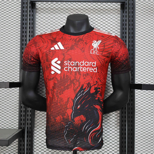 Special Edition Liverpool Shirt - Liver Bird Red [Player Version] - Retro Classic Kits