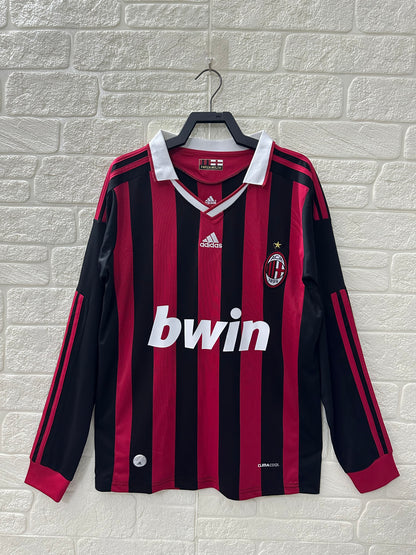 Camiseta de local del AC Milan 2009-10 - Manga larga