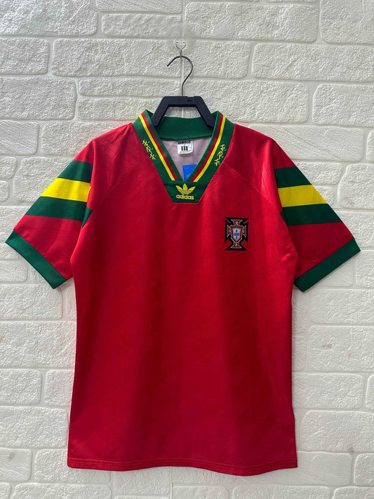 1992 Portugal Home Shirt - Retro Classic Kits