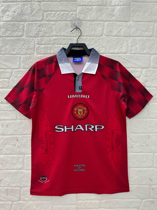 1996-98 Manchester United Home Shirt - Retro Classic Kits