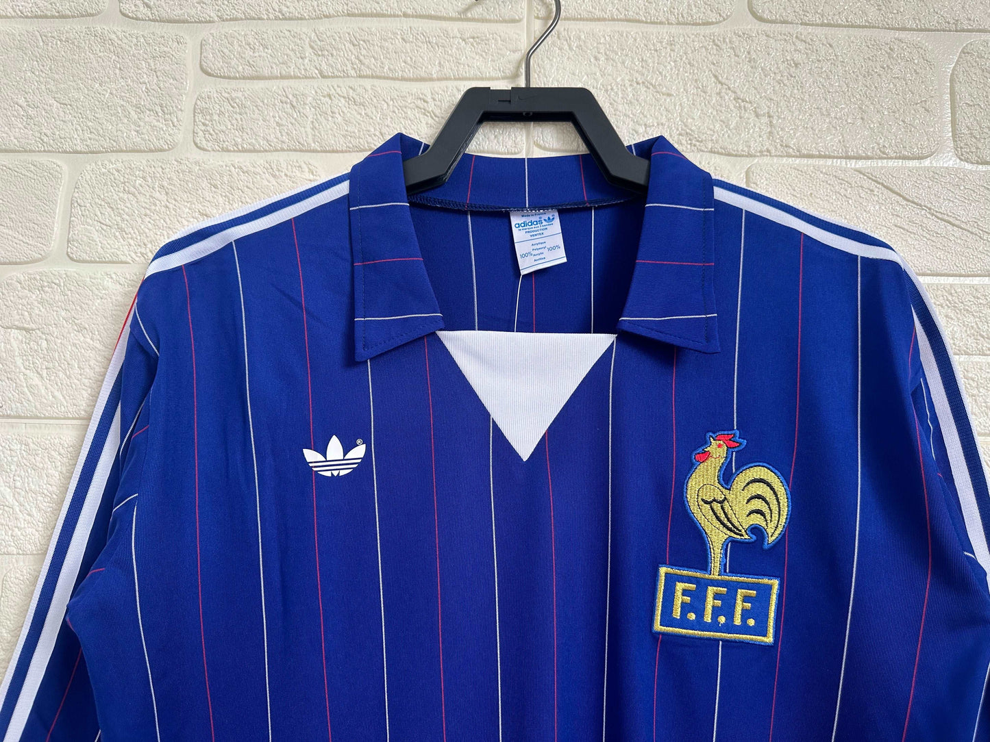 1980-82 France Home Shirt - Long Sleeve