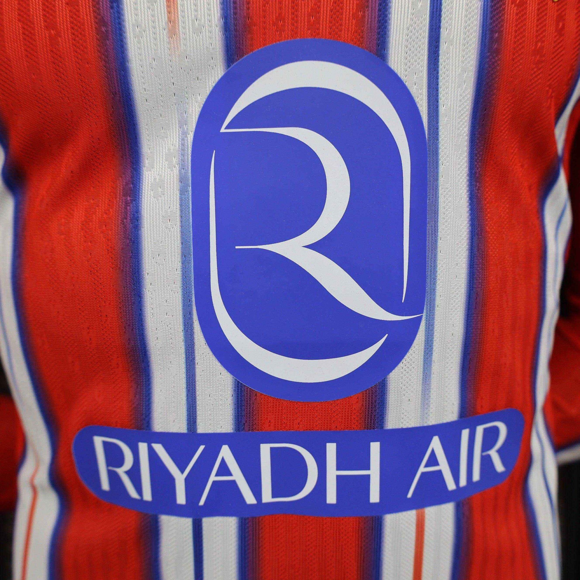 2024-25 Atletico Madrid Home Shirt - Long Sleeve