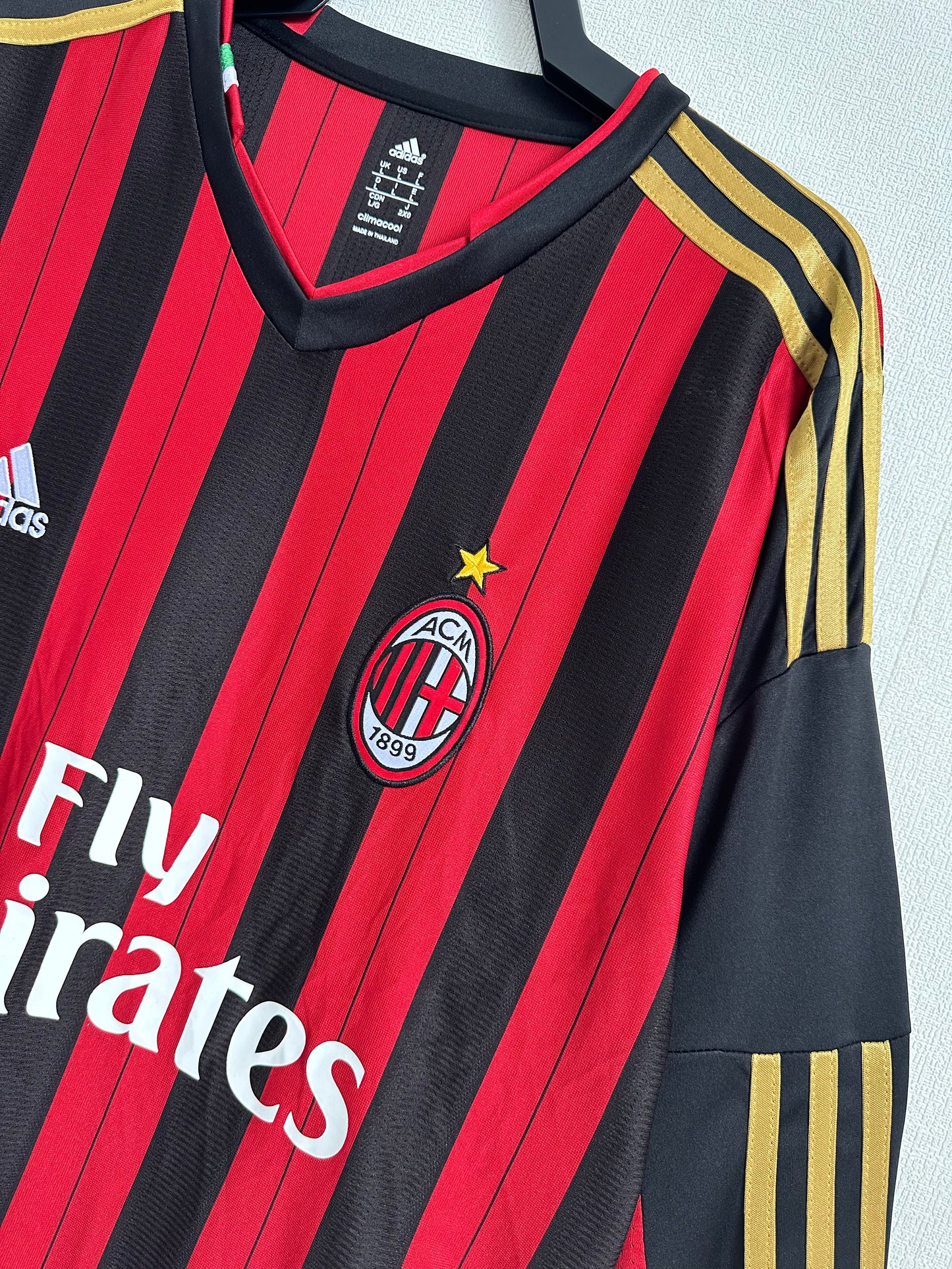 Maillot Domicile AC Milan 2013-14 - Manches longues