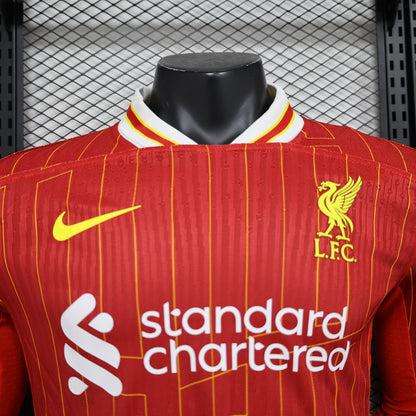 Camiseta de local del Liverpool 2024-25 - Manga larga