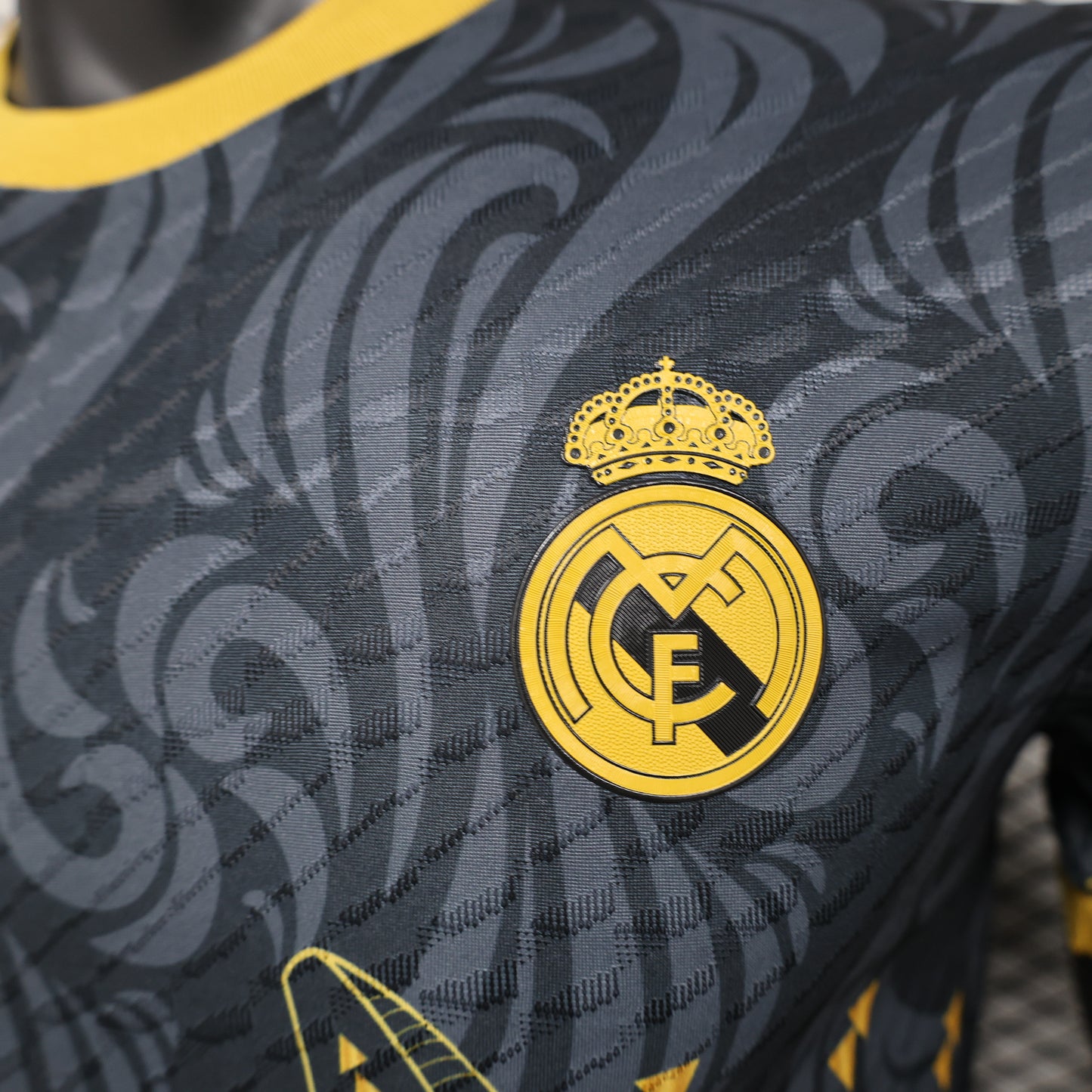 Limited Edition Real Madrid Shirt - Gold Black