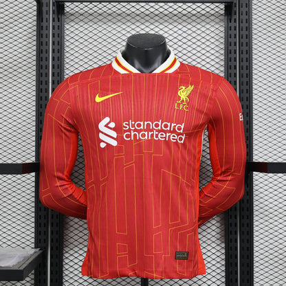 Camiseta de local del Liverpool 2024-25 - Manga larga