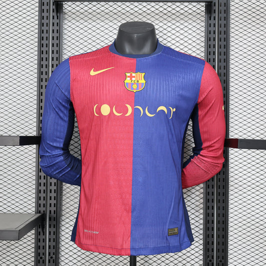 Special Edition FC Barcelona Shirt - Coldplay (Long Sleeve) [Player Version] - Retro Classic Kits