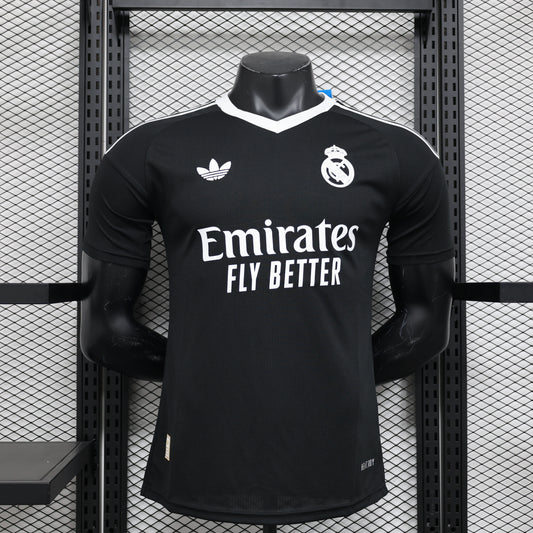 Limited Edition Real Madrid Shirt - Originals Black [Player Version] - Retro Classic Kits