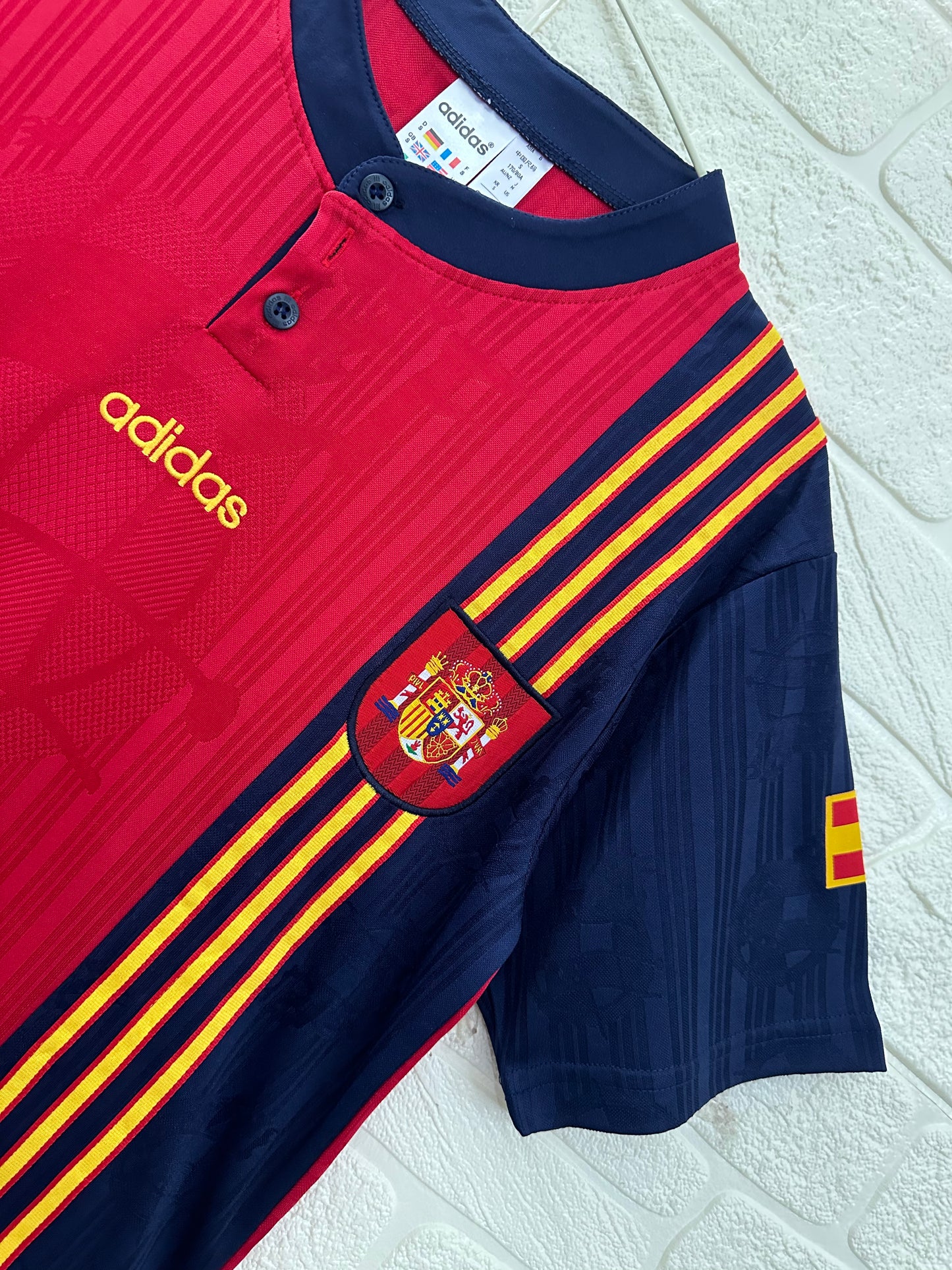 1996 Spain Home Shirt