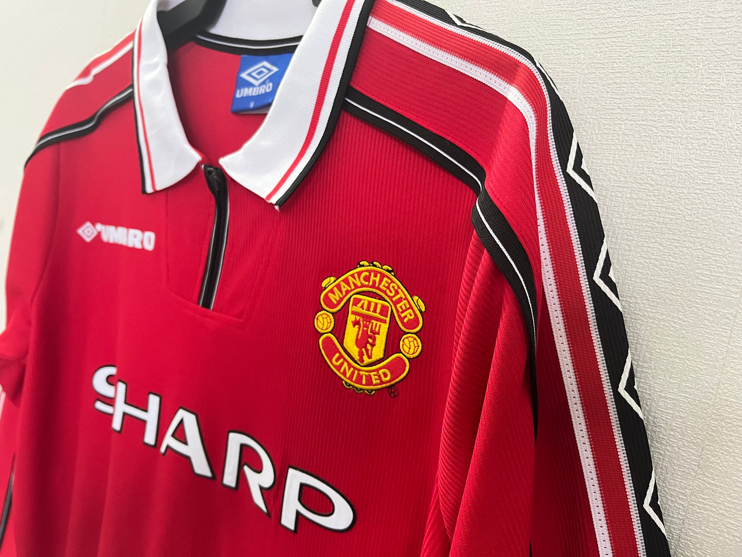 1998-99 Manchester United Home Shirt - Long Sleeve