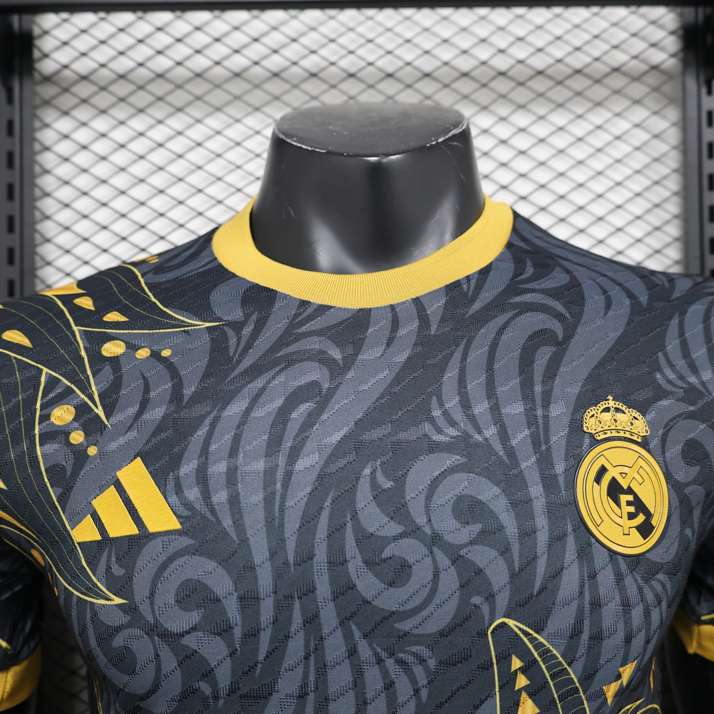 Limited Edition Real Madrid Shirt - Gold Black