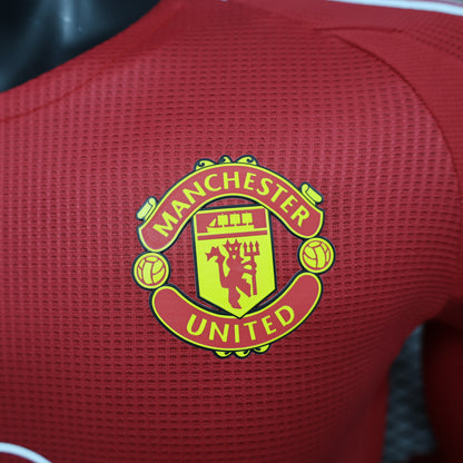 2024-25 Manchester United Home Shirt - Long Sleeve