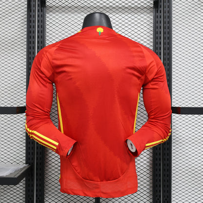 2024 Spain Home Shirt - Long Sleeve