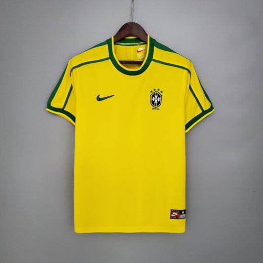 1998 Brazil Home Kit - Retro Classic Kits