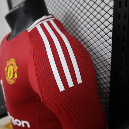 2024-25 Manchester United Home Shirt - Long Sleeve