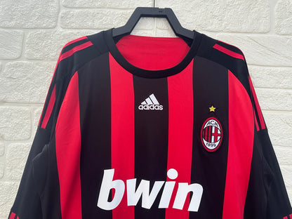 2008-09 AC Milan Home Shirt - Long Sleeve