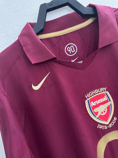 2005-06 Arsenal Home Shirt - Long Sleeve