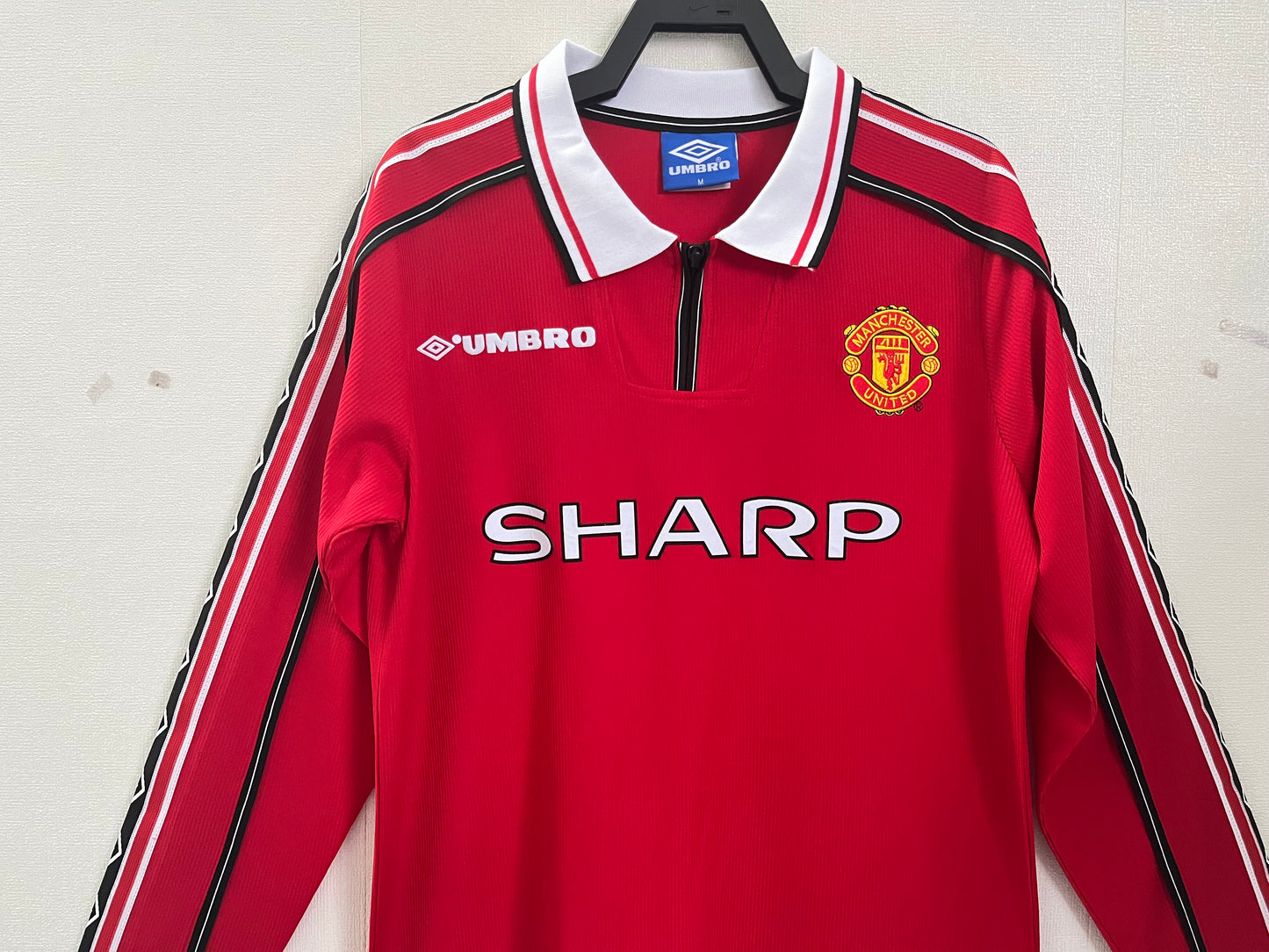 1998-99 Manchester United Home Shirt - Long Sleeve