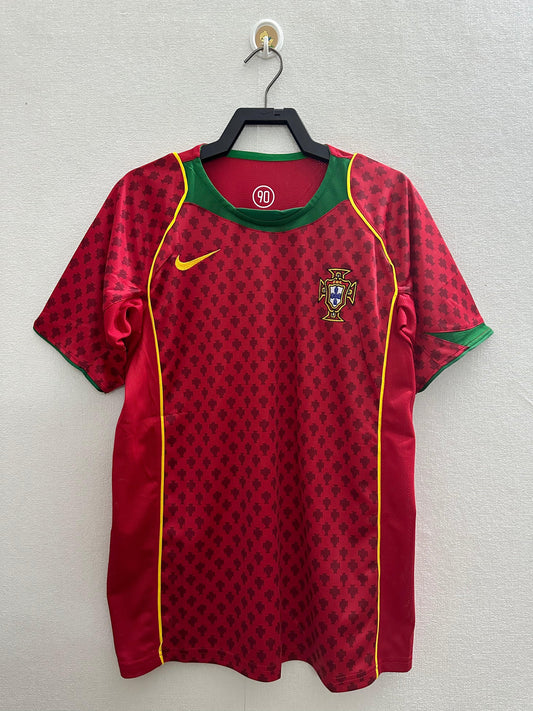 2004 Potugal Home Shirt - Retro Classic Kits