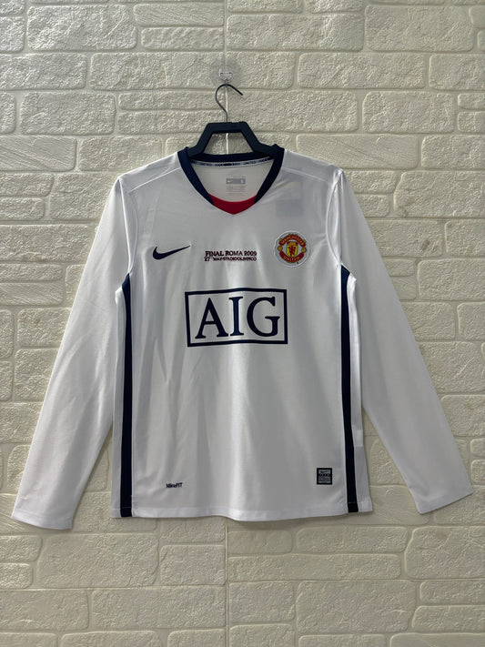 2008-09 Manchester United Champions League Final Kit - Long Sleeve - Retro Classic Kits