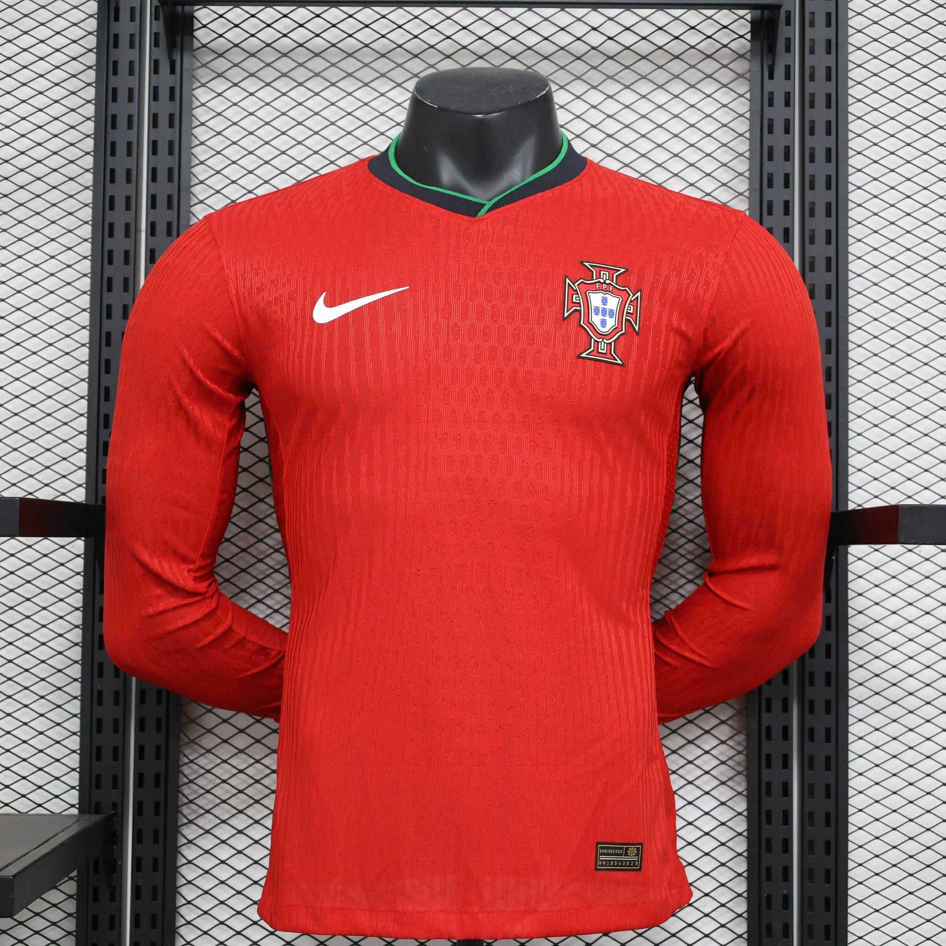 2024 Portugal Home Shirt - Long Sleeve