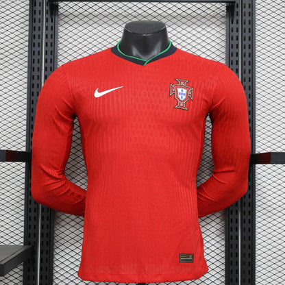 2024 Portugal Home Shirt - Long Sleeve