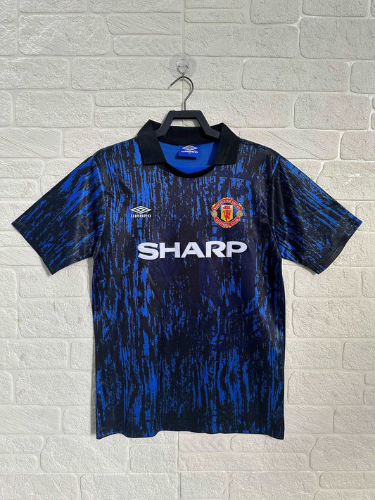 1992-93 Manchester United Away Shirt - Retro Classic Kits