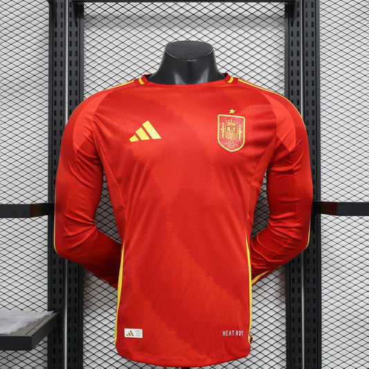 2024 Spain Home Shirt - Long Sleeve