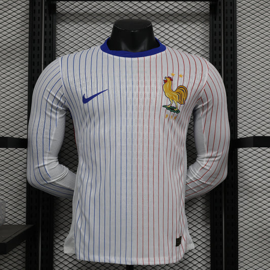 2024 France Away Shirt - Long Sleeve