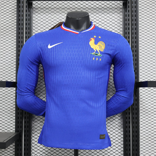 2023 France Home Shirt - Long Sleeve - Retro Classic Kits