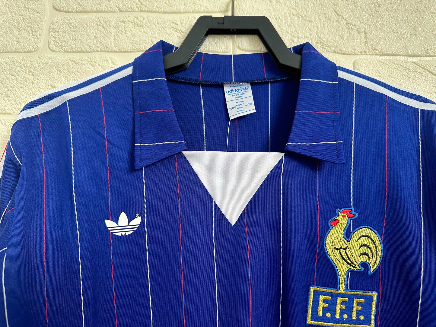 1980-82 France Home Shirt - Long Sleeve