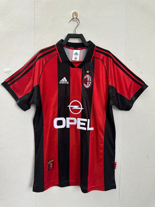 1998-99 AC Milan Home Shirt - Retro Classic Kits