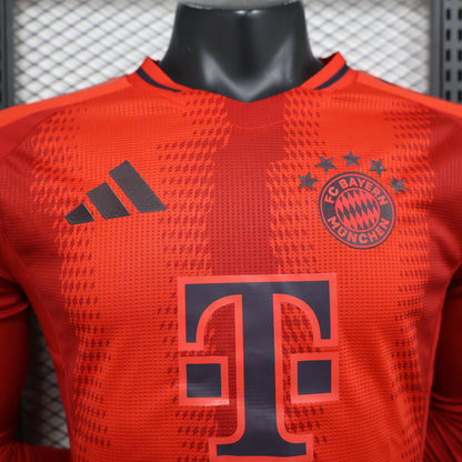 2024-25 Bayern Munich Home Shirt - Long Sleeve