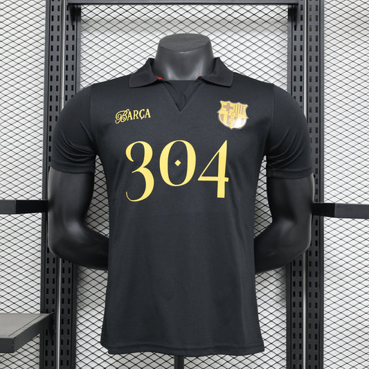 Special Edition FC Barcelona Shirt - Lamine Yamal 304 Black [Player Version] - Retro Classic Kits