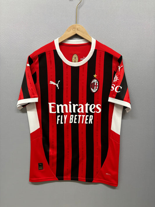 2024-25 AC Milan Home Shirt [Player Version] - Retro Classic Kits